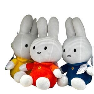 MIFFY PLUSH Bundle with Yellow, Orange, and Blue Miffys NWT❤️✨